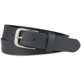 Frentree Leather Belt Made in Germany, Belt for Men and Women, 3 cm Wide, Various Colours, darkgray