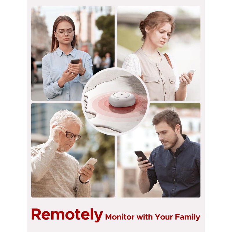 X-Sense Smart Water Leak Detector, Wi-Fi Water Sensor Requires Base