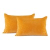 AmeliaHome Laila 2 Cushion Covers 50 x 70 cm Honey
