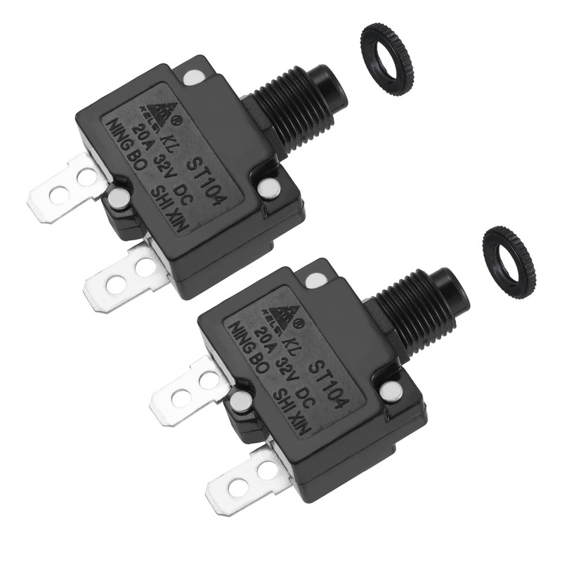 KAMIER 20A Circuit Reset Switch Button Replacement for Razor E300