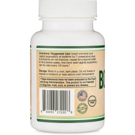 Acido Borico Supositorios Salud Vaginal Balance Ph Eg F47 Sabor Nd