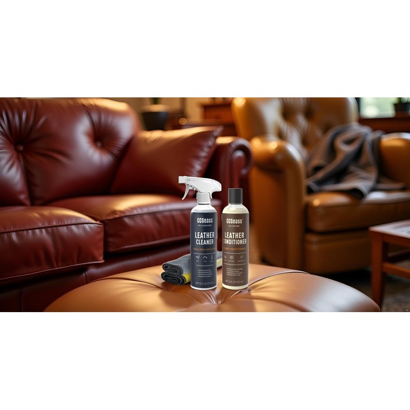 Leather Cleaner and Conditioner Kit – 2×16oz | Leather Cleaner