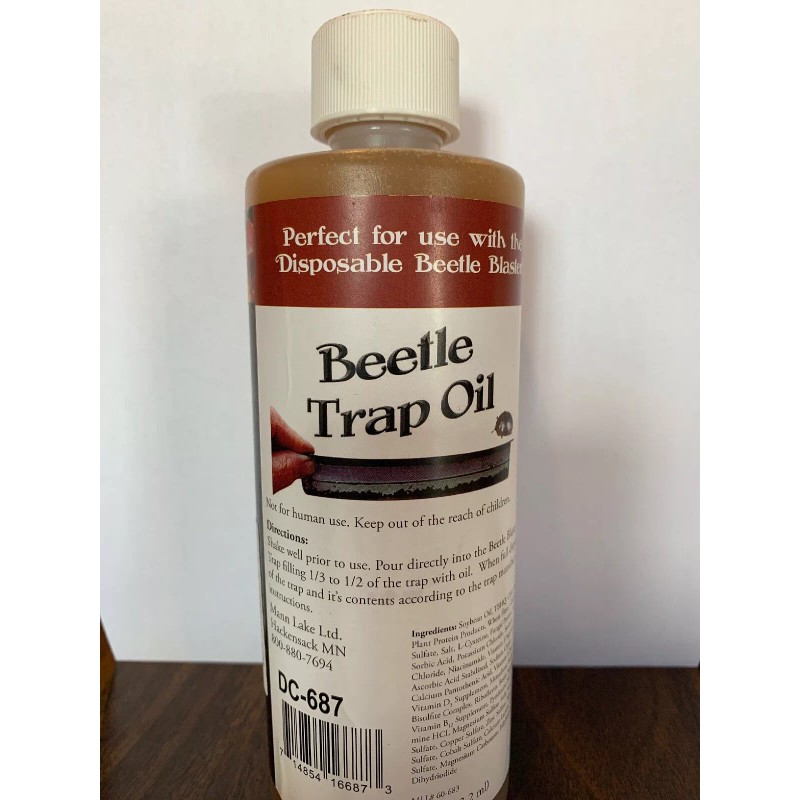 Honey Beetle Oil for Beekeeping and 5 Traps from expert