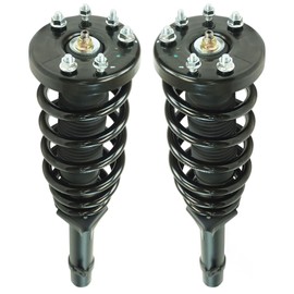 TRQ Front Strut & Coil Spring Assembly Set Driver & Passenger Sides Compatible with 09-14 Acura TSX 08-12 Honda Accord