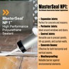 Sikaflex NP1 Stone 20oz Polyurethane Sealant, One Component, Flexible, Non