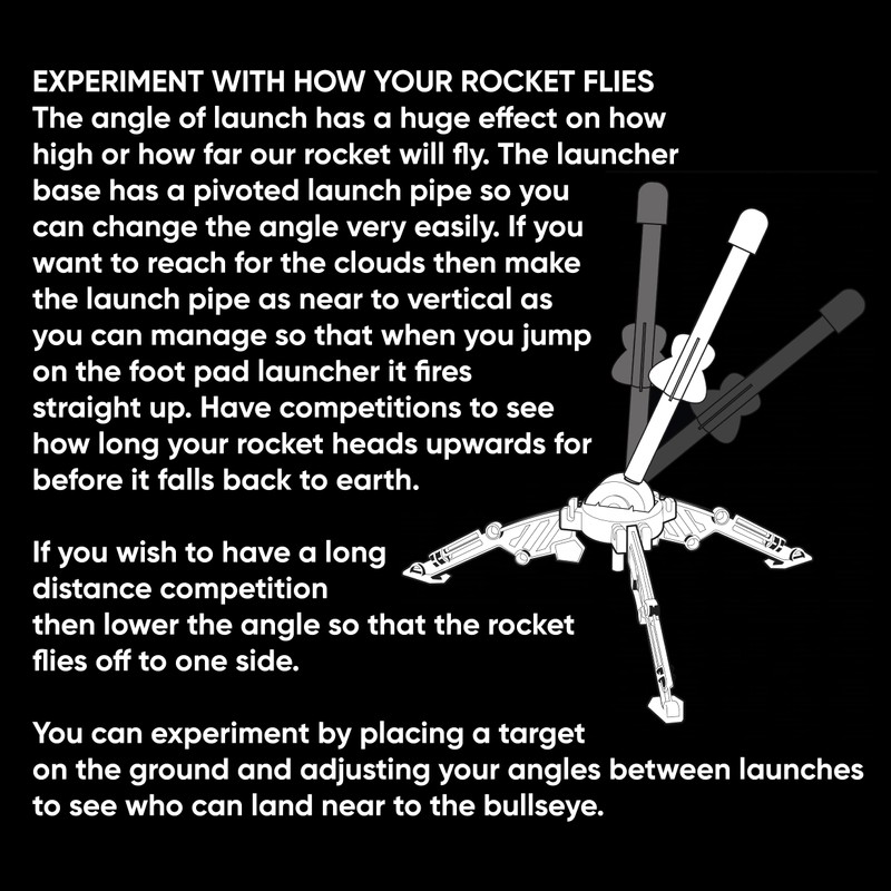Funtime Gifts PL1500AMZ Light Up Jump Rocket, Multi