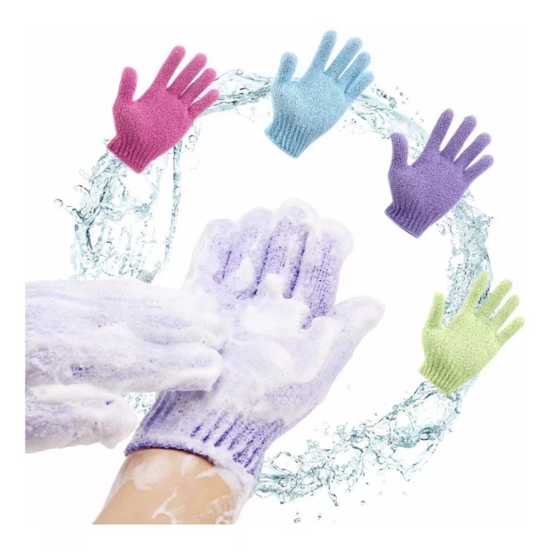 SM 3 Pares Guante Exfoliante Spa Baño Ducha