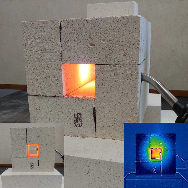 Insulating Fire Brick, 2600F Rated, Single, 9" x 4.5" x