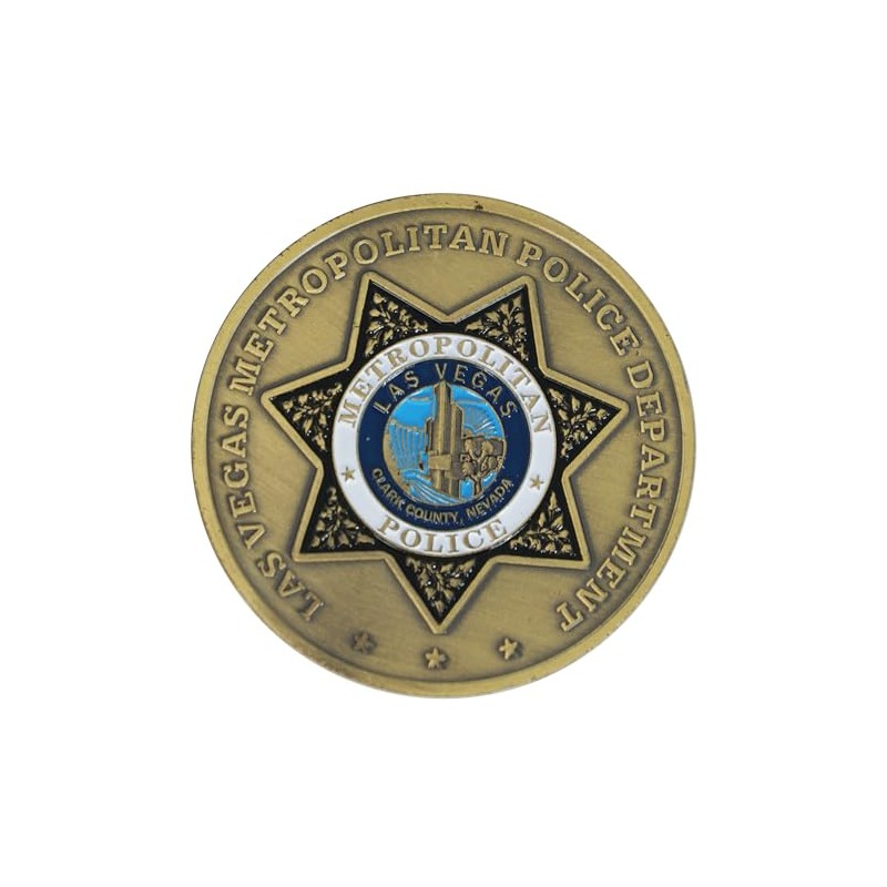 Las Vegas Metropolitan Police Saint Michael Department Coin