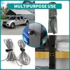 Ball Bungee Cord Heavy-Duty Versatile Indoor or Outdoor Use, Tarp