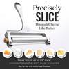Zulay Kitchen Stainless Steel Wire Cheese Slicer - Adjustable Hand