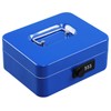 xydled Steel Cash Box Safe with Combination Lock,Money Safe Box