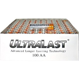 AA Alkaline Battery Bulk - 100 Pack (ULA100AAB) -