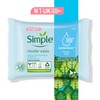 SIMPLE, Toallitas Micelares Biodegradables, 20 piezas