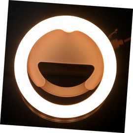 Vaguelly Portable Phone Ring Light Dimmable LED Clip Light for Makeup Photography Video Recording Compact Design for Travel Enhanced Clarity Brightness