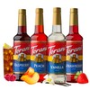 Torani Flavored Drink Syrup Soda Shop Variety Pack, Raspberry, Peach,