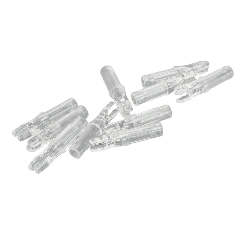 100pcs Archery Arrow Nock Durable Plastic Insert Arrow Nocks Light
