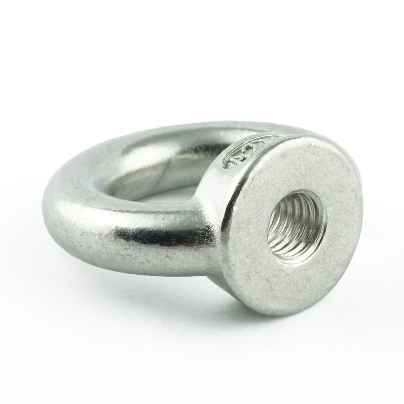 Eisenwaren2000 M8 eyelet nut (10 pieces) - ring nut similar