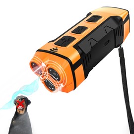 Dog bark Deterrent Devices,tripling Anti Barking Device for Dogs,Flash Vibration ultrasonic Stop Neighbors Dog Barking Silencer,bark Deterrent Device,Can be Used Dog clicker for Control Training