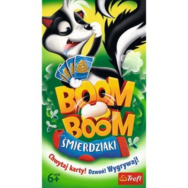 Trefl, Boom Boom, Death, Dynamic Family Game, Fun for the Whole Family, Card Game with Bell, Family Game Children from 6 Years