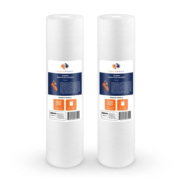 Aquaboon 5 Micron 20 x 4.5 Whole House Sediment Filter