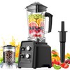 Blender, 1800W Blender with Grinder - 6-Blade Professional Smoothie Blenders