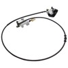 Hydraulic Rear Brake Caliper Cylinder w/Pad for Go Kart Drift