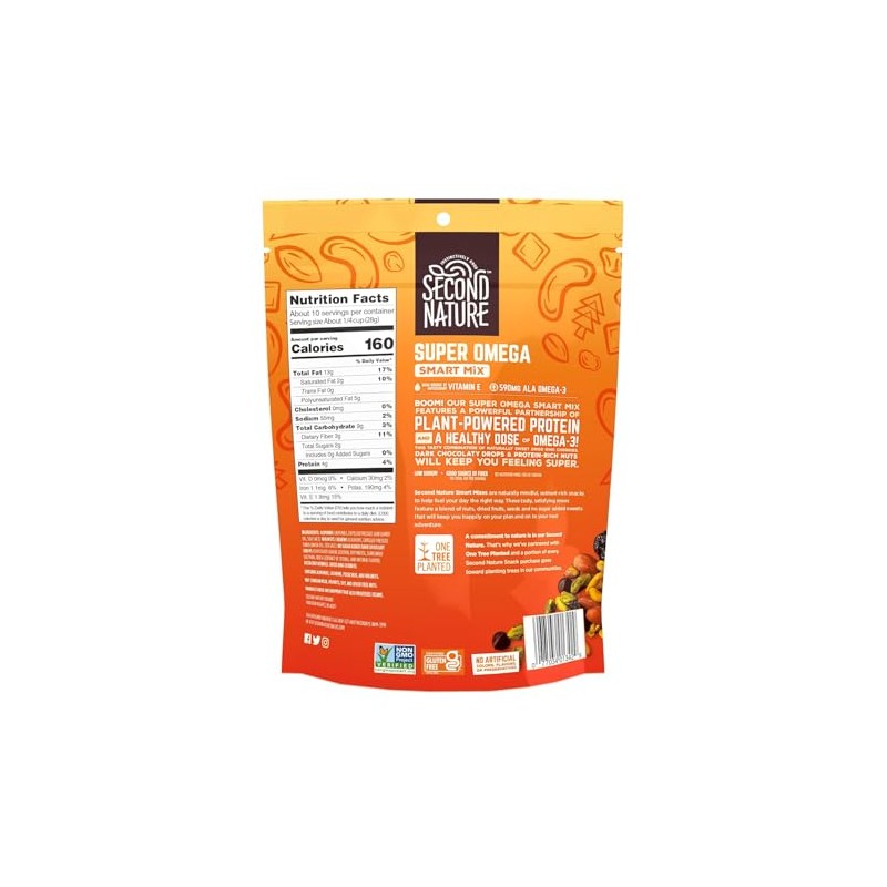 Second Nature Super Omega Smart Mix, Good Source of Antioxidant