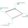 LUXRITE 2x2 FT Surface Mount Kit for Light Panel, Aluminum
