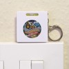 Azeeda 'Home for the Holidays: Pure Joy' Keyring Tape Measure/Spirit