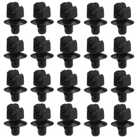 eMagTech 20Pcs Hose Bracket Clip Replacement 6758612 Compatible with Ford Decorative Clips Interior Door Trim Panel Mounting Clips Black