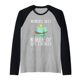 Candle Makers Candle Making & Soy Candle Crafting Raglan Baseball Tee