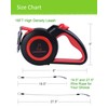 Chew Proof Retractable Dog Leash with 2 Heavy Duty Anti-Chewing