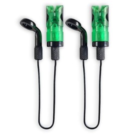 TJR Tackle Mag Elite Bite Indicators Bobbins with Magnetic Line Clip, 2 Pack (GREEN)
