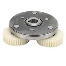 Gear Clutch Kit, Durable 36T Nylon Gears with Bearings, Electric Motor Parts 3-Piece Set for 500W E-Bikes Scooters and Electric Vehicles