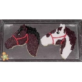 Kentucky Derby Horse Cookie Cutter 5 Piece Set from The Cookie Cutter Shop - Horse, Horseshoe, Horse Head, Ladies Hat Cookie Cutters – Tin Plated Steel Cookie Cutters