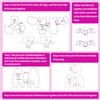 Memory Bear Patterns for Sewing, Sewing Patterns for Beginners, 10Pcs
