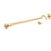 10" (250mm) Polished Brass Heavy Duty Brass Cabin Hook &