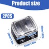 NHQZ Pack of 2 Pencil Sharpener, Thick and Thin Pens
