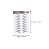 Healvian 3sheets Eyebrow Stickers Realistic Temporary Brow Decals for Natural