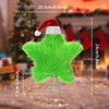 Plush Christmas Tree Topper Star, 19CM Fluff Star Christmas Tree