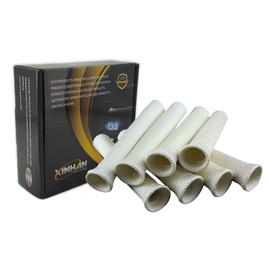 Xinhan Parts Spark Plug Protect Boot Heat Shield Thermal Protection Insulator 1 Inch ID x 6 Inches Long Pack of 8 (White)