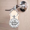 Richesele Social Worker's Prayer Keychain - Empathy & Appreciation Gift