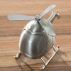 Helicopter Coin Bank Decorative Metal Money Saving Bank Coin Jar