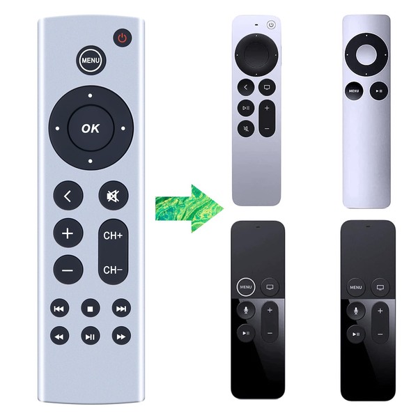 HZIME Universal Replacement Remote Control Compatible for Apple TV Generation