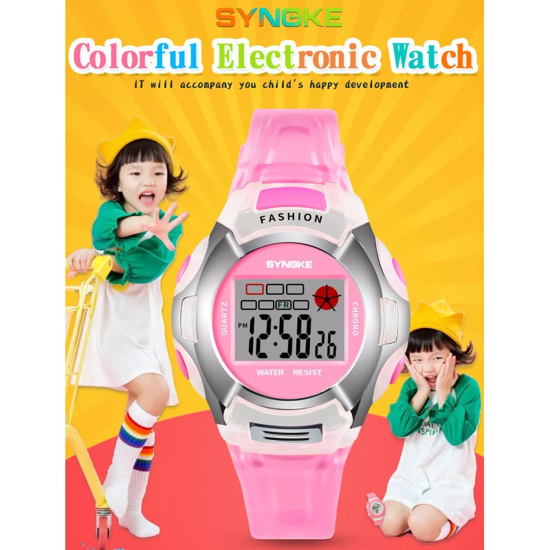 SYNOKE Waterproof Watch for Kid Boy&Girl Multifunction Sport Electronic Digital