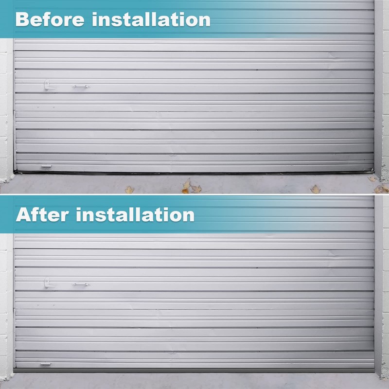 3" Garage Door Bottom Seal Weatherstrip in Grey - 1/4"