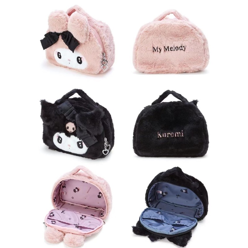 Kuromi My Melody Character Cute Makeup Pouch, Lightweight, Travel, Convenient