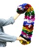 Doowops Magic Flower Silver/Metallic Flower Garland, Compressed Paper Flowers, Appearing