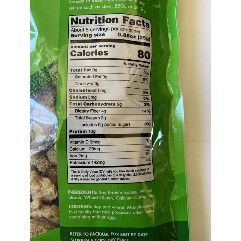 Verisoy Taiwanese Vegan Soy Slice - Textured Vegetable Protein (TVP)